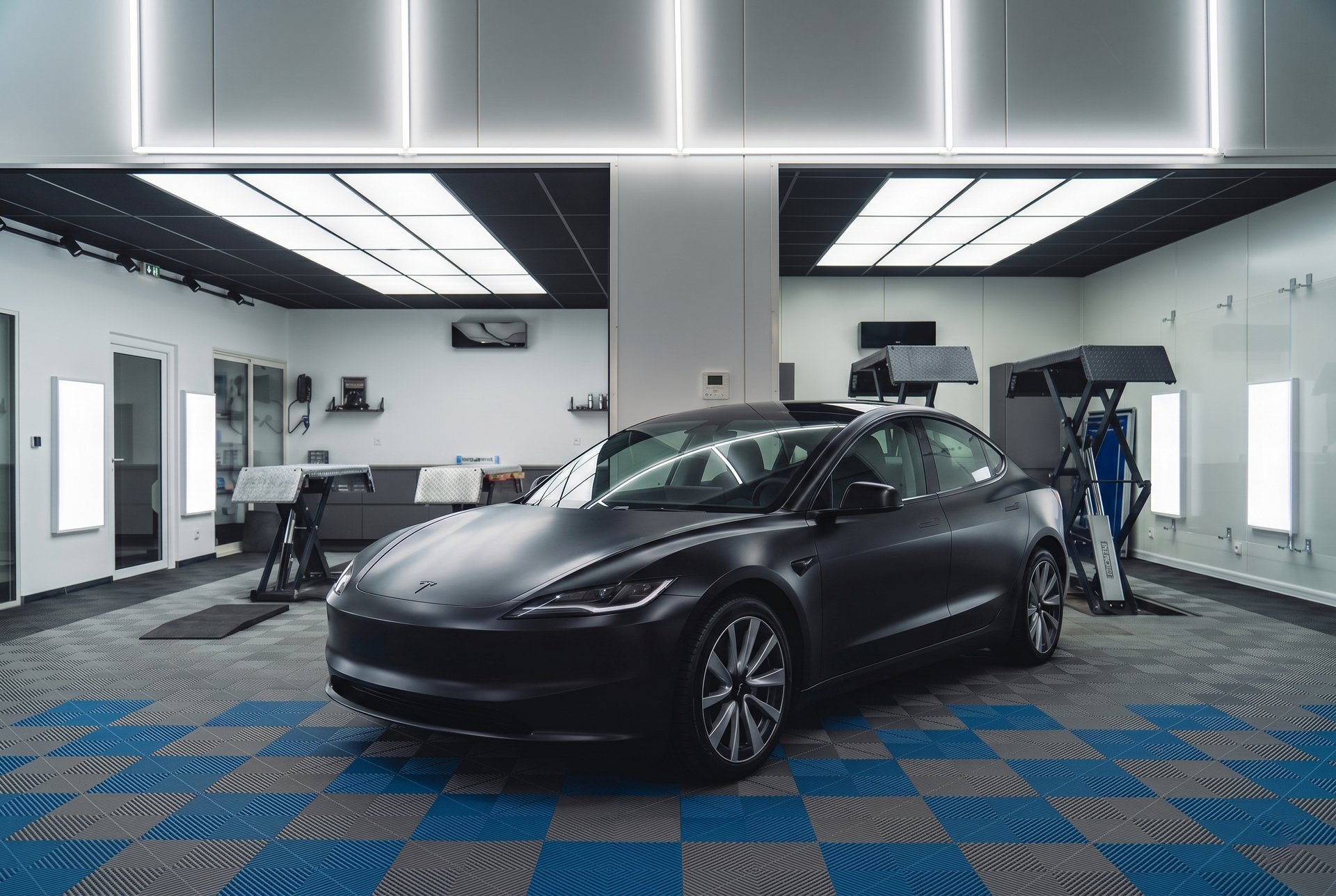 Protection céramique Tesla — traitement professionnel ByFab