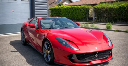 Detailing et céramique Ferrari 812 GTS Rosso Corsa - ByFab Lyon