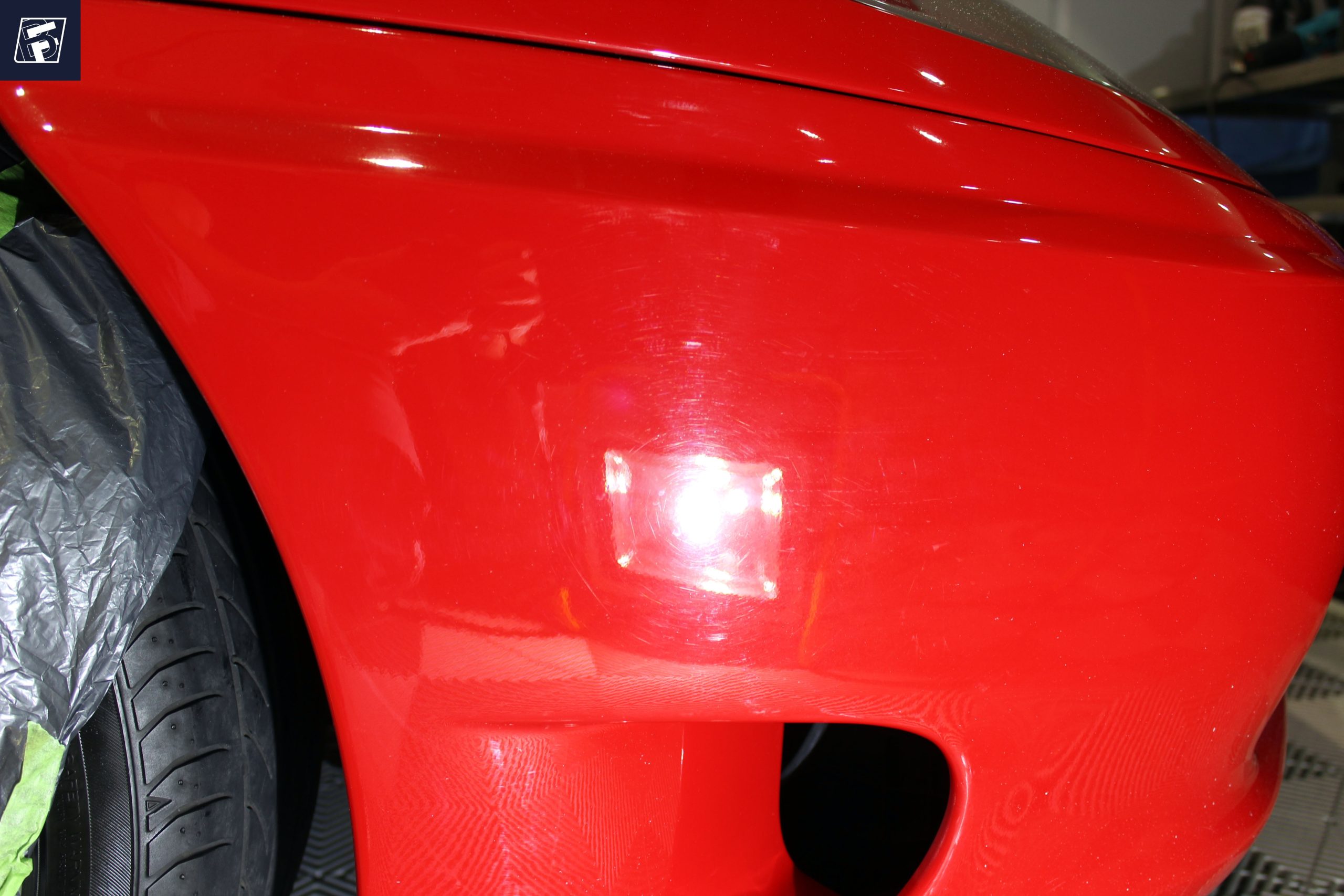 Ferrari 360 Modena Rosso Corsa detailing ByFab Lyon 6