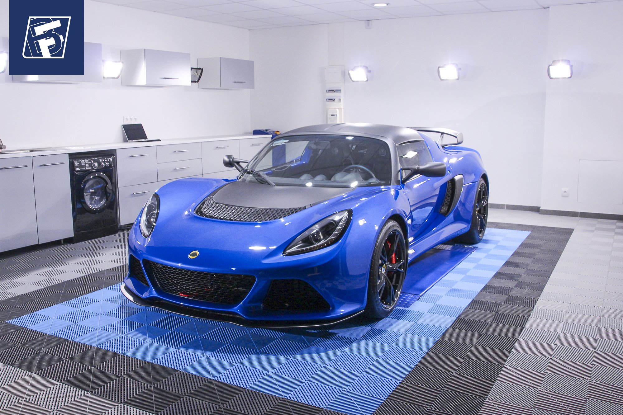 Lotus Exige bleue — Detailing et céramique ByFab Lyon