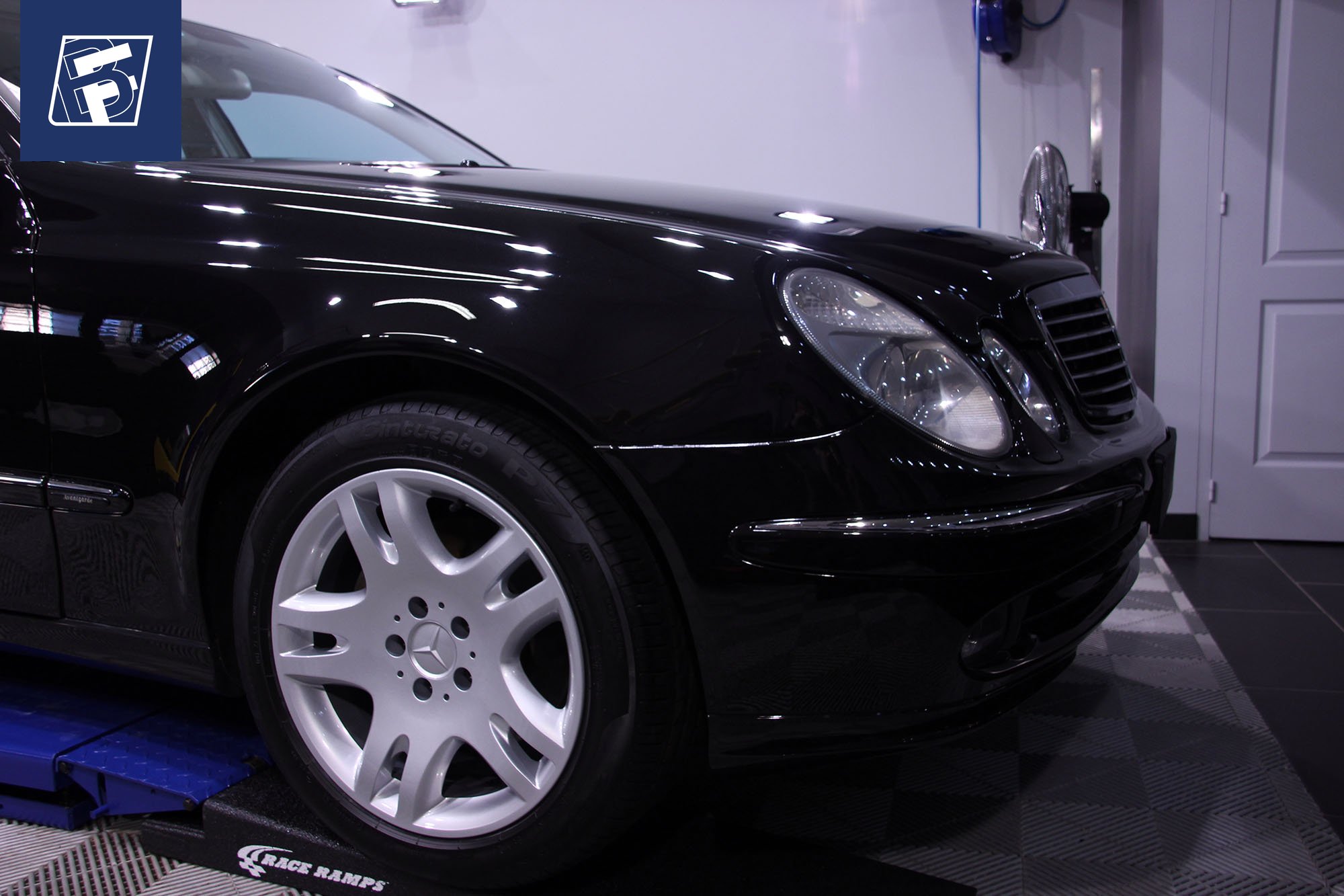 Correction peinture Mercedes Classe E noir — ByFab