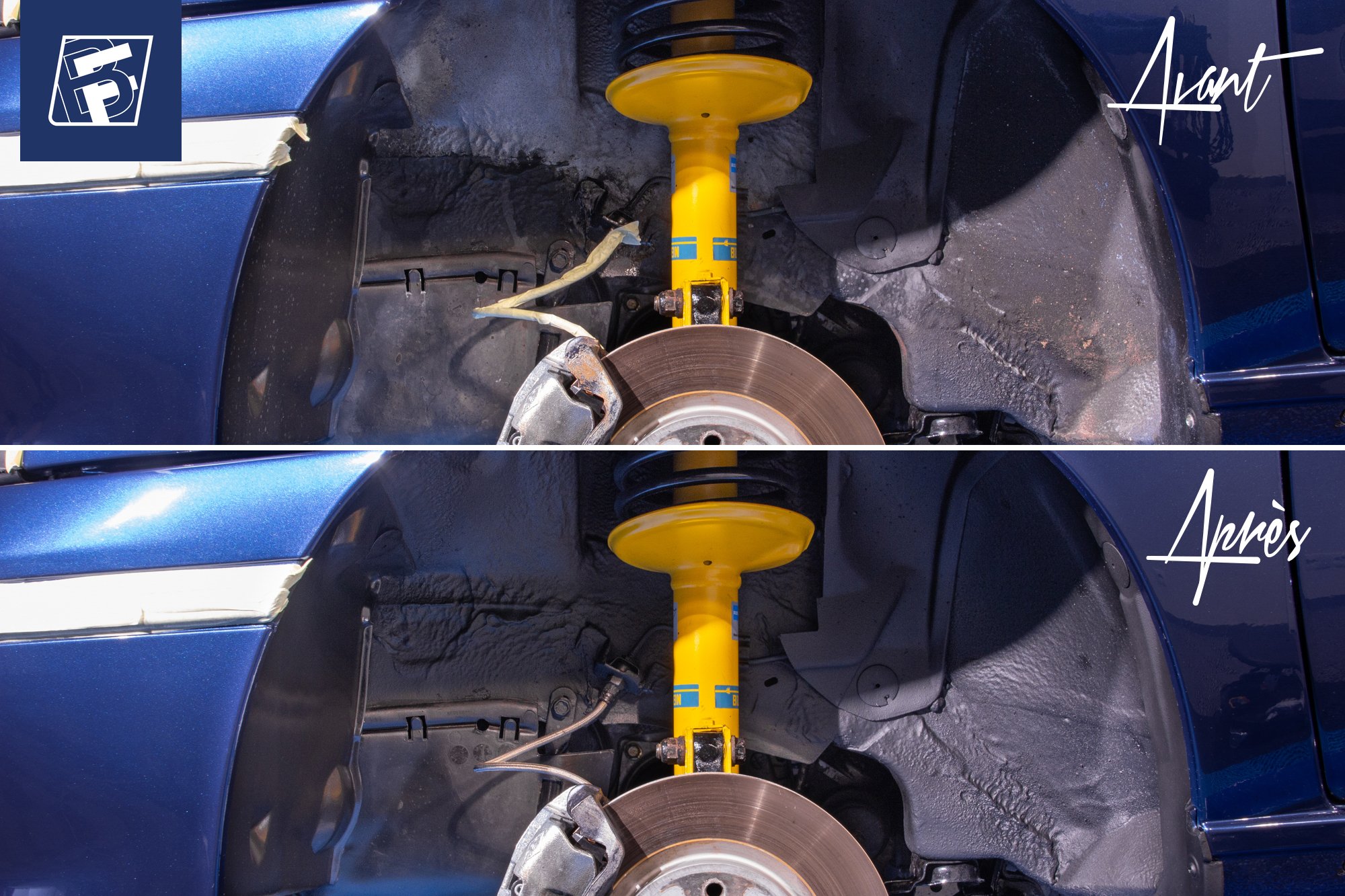 Detailing Renault Clio Williams bleue
